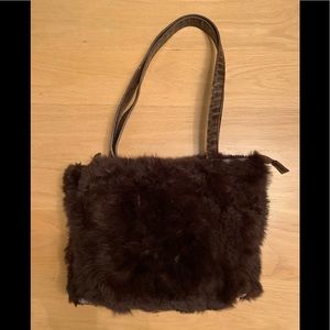 Genuine fur purse